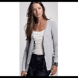 J.Crew gray cardigan